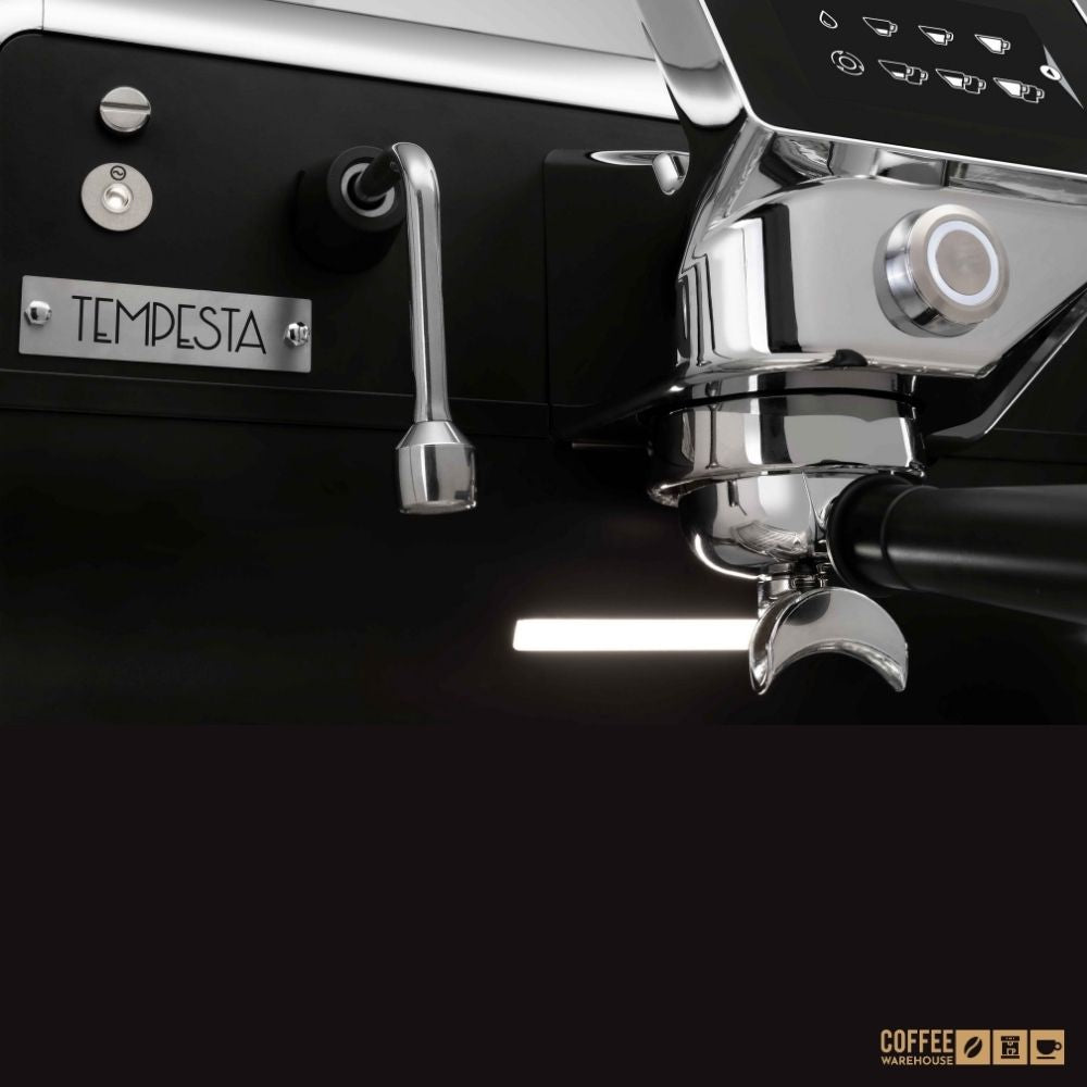 Storm Tempesta SAEP 2 Group Raised Espresso Machine – Black & Chrome