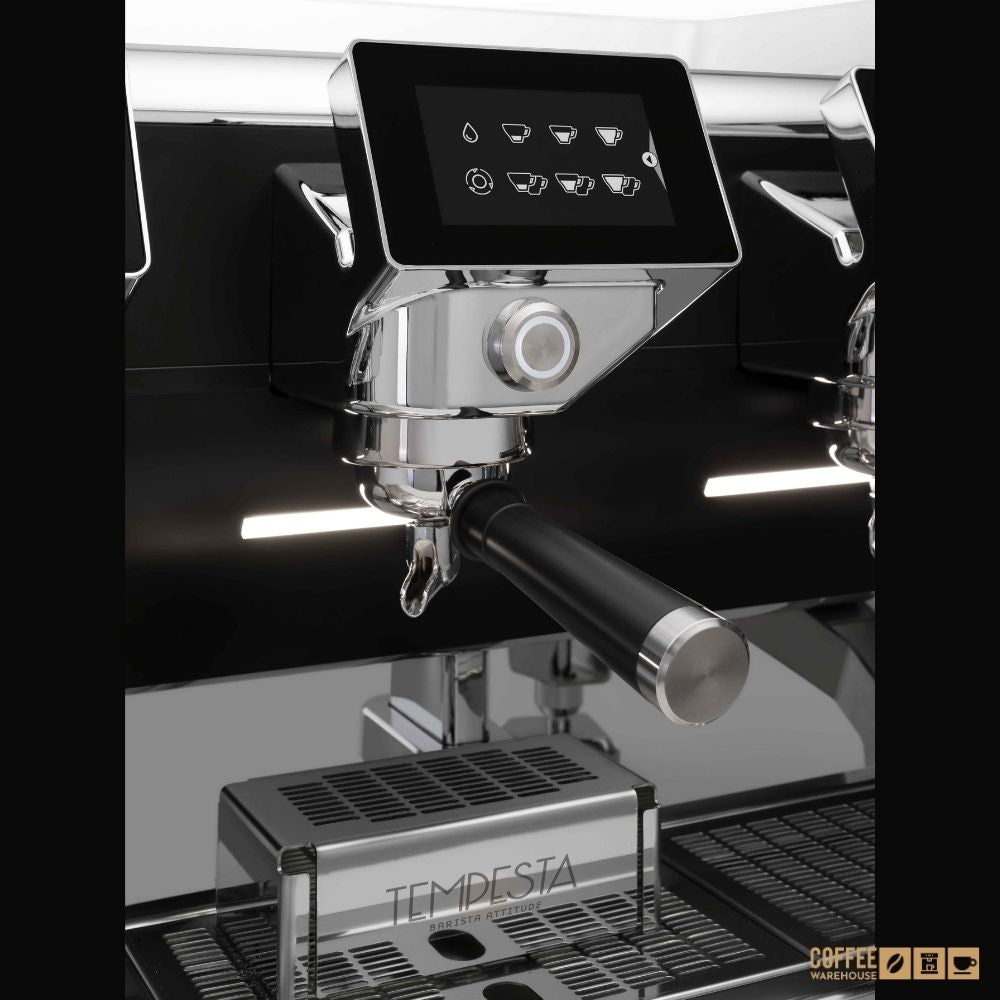 Storm Tempesta SAEP 2 Group Raised Espresso Machine – Black & Chrome