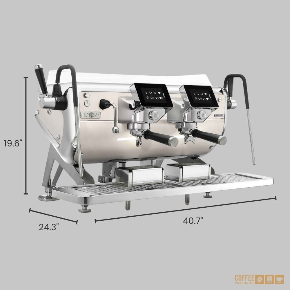 Storm Tempesta SAEP 2 Group Raised Espresso Machine – White & Chrome