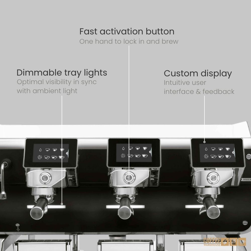 Storm Tempesta SAEP 3 Group Raised Espresso Machine – Black & Chrome