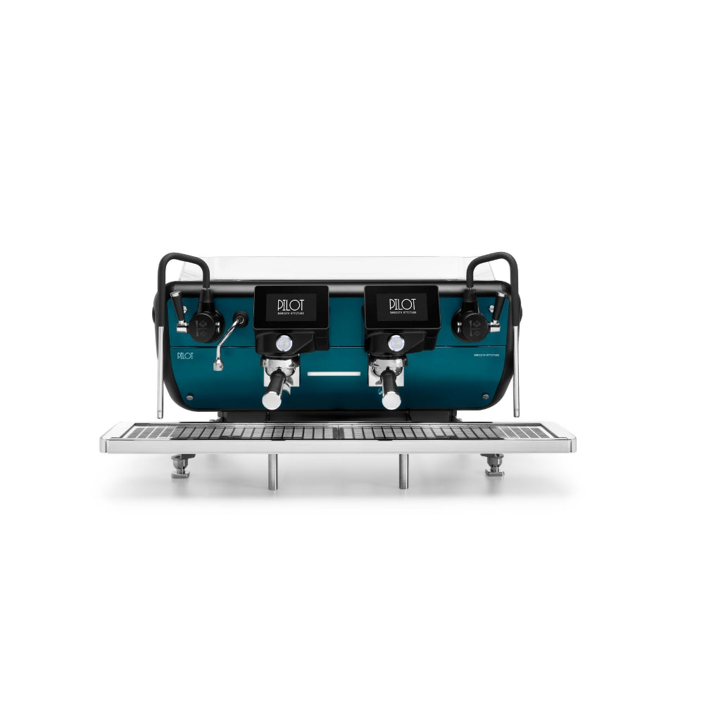 Barista Attitude Pilot SAE 2 Group Raised Espresso Machine – Blue & Black