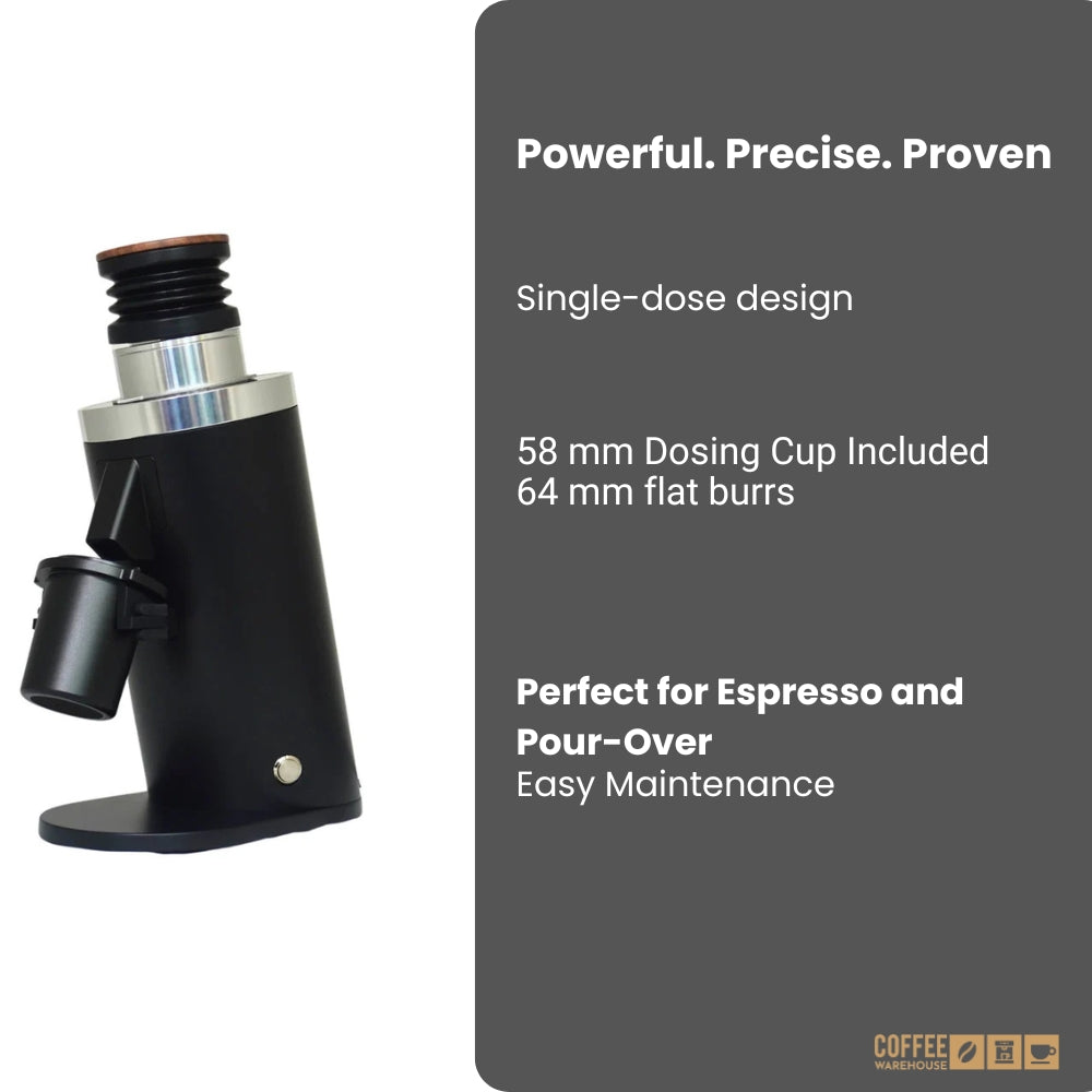 Turin DF64 Gen 2 Single Dose Grinder - Black