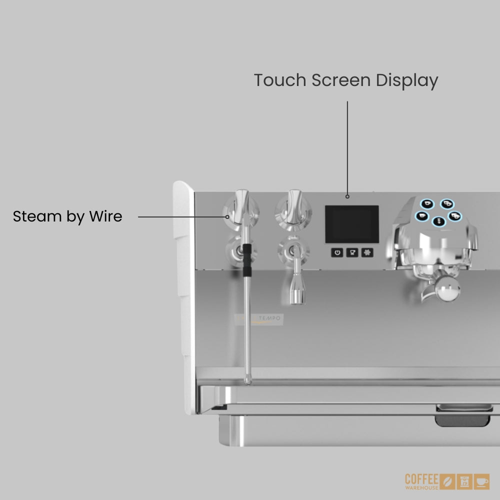 Victoria Arduino Eagle Tempo 2 Group Digit Espresso Machine – White