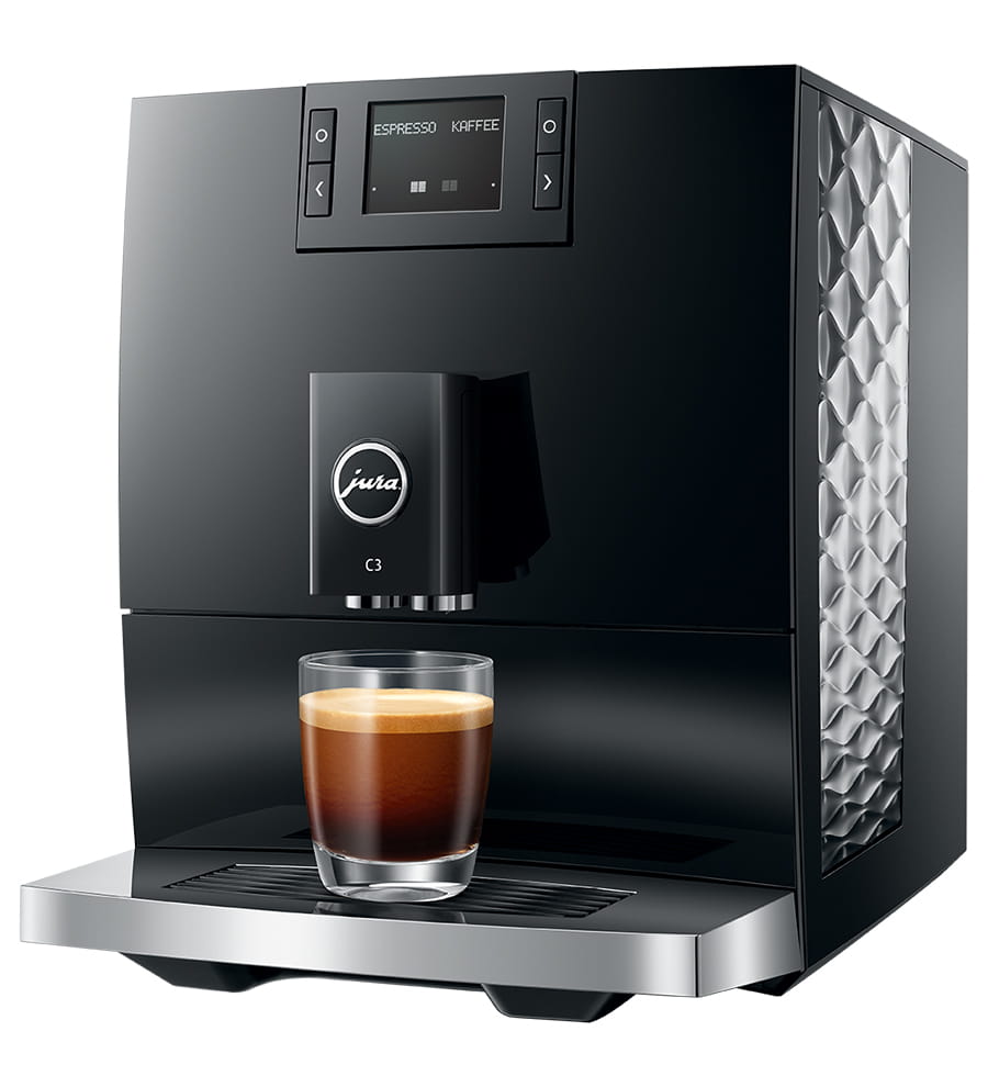 Jura C3 Super Automatic Coffee Machine - Piano Black