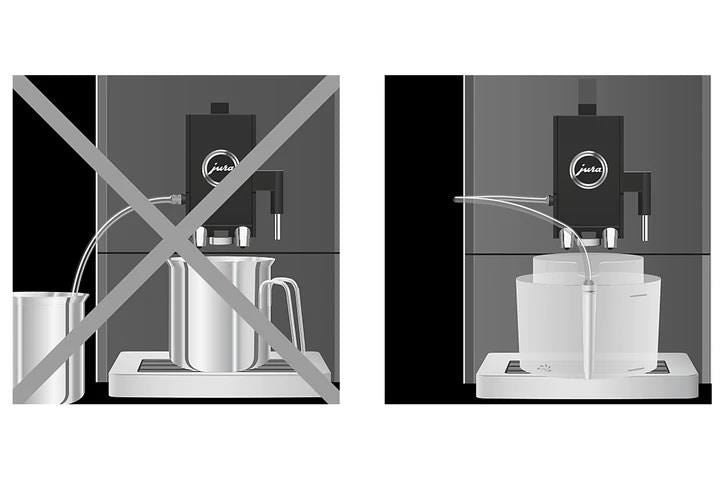 Jura Container for milk system cleaning