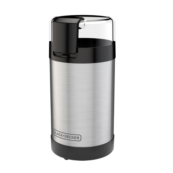 Black and Decker - Coffee Grinder - One Touch Push - Button Control - Stainless Steel